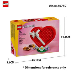 LEGO 40759 Celebration Series: 2.Valentine's Day Box makes a great gift for a loved one or kids aged 7 and up,172PCS