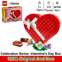 LEGO 40759 Celebration Series: 2.Valentine's Day Box makes a great gift for a loved one or kids aged 7 and up,172PCS