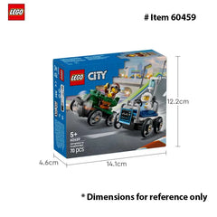 LEGO 60459 City Airplane vs. Hospital Bed Race Car Pack Toy - Boys and Girls, Gift for Birthdays and Holidays 70 PCS