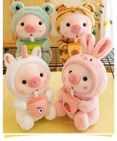 Cute Milk Tea Pig Plush Toy