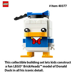 LEGO® 40377 Fans of LEGO BrickHeadz™ and classic characters will love this model of Donald Duck 90 PCS