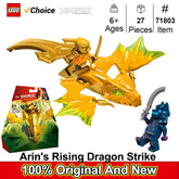 LEGO 71803 NINJAGO Arin’s Rising Dragon Strike Toy, Ninja Action Figure Playset with Arin Minifigure, Ninja Battle Toy Set