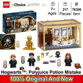 LEGO 76386 Harry Potter Hogwarts: Polyjuice Potion Mistake Gift Idea for Grandchildren with Golden Harry Potter Minifigure