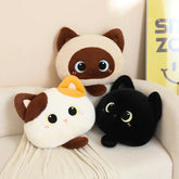Kawaii Fluffy Cat Cushion Plush