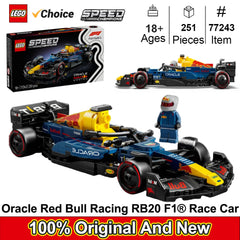 LEGO 77243 Speed Champions Oracle Red Bull Racing RB20 F1 Race Car Model Kits - Building Set for Adults, Ages 18+ 251PCS