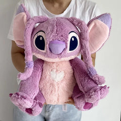 Disney 40 cm Cartoon cute Lilo Angel plush toys Creativity Stuffed Plush Doll Toys Kids Birthday girlfriend Gift