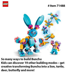 LEGO 71488 DREAMZzz Bunchu's Creative Animal Adventures -20 Building Options - Building Set with Izzie Minifigure 143PCS