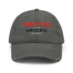 Masters of the Universe The Movie Logo Grey Dad Hat