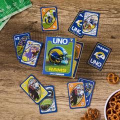 UNO Fandom NFL Los Angeles Rams Game Deck