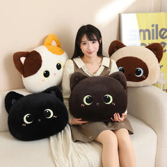 Kawaii Fluffy Cat Cushion Plush