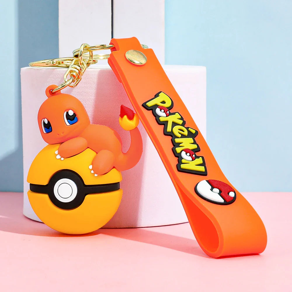 Pokemon Ball Charm Keychain