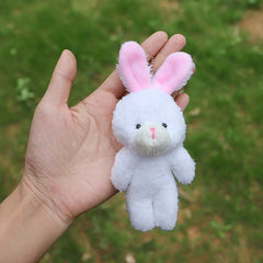 Easter Rabbit Plush Doll Toys Keychain