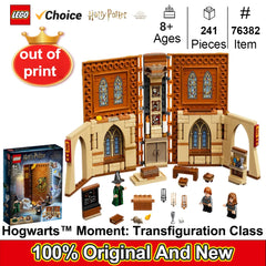 LEGO 76382 Harry Potter Hogwarts Moment :Transfiguration Class Building Set, Collectible Book Toy, Travel Case, PortablePlayset