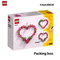 LEGO 40638 Heart Ornament Building Toy Set  - Gift for Valentines Day for Kids - Display on The Wall as Home Decoration