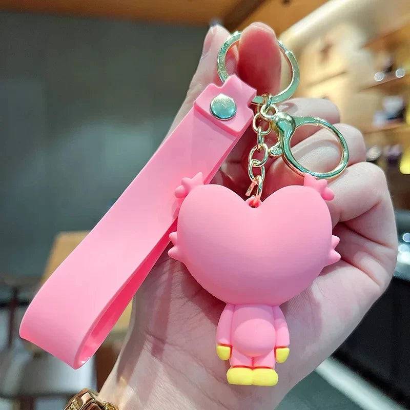 Cute Poppy Toothed Keychain