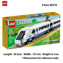Lego-40518 Creator High-Speed Train 2, connected carriage, which is a driver's compartment and has a sloping front