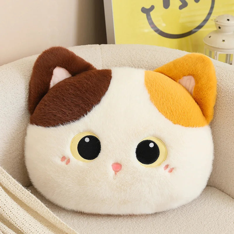 Kawaii Fluffy Cat Cushion Plush
