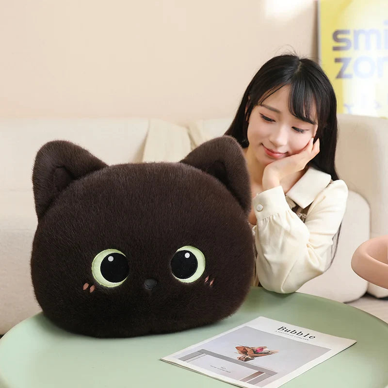 Kawaii Fluffy Cat Cushion Plush