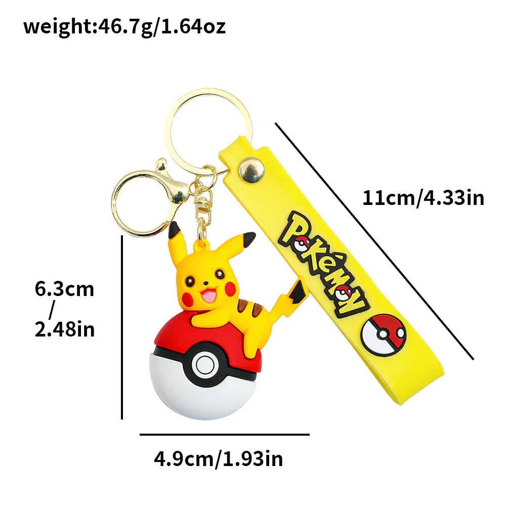 Pokemon Ball Charm Keychain