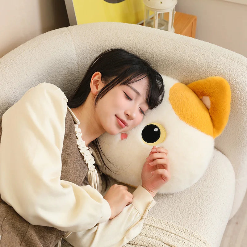 Kawaii Fluffy Cat Cushion Plush