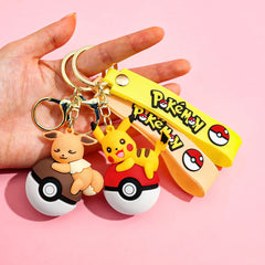 Pokemon Ball Charm Keychain