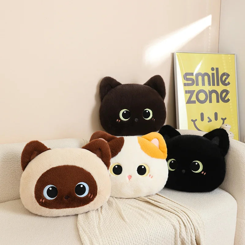 Kawaii Fluffy Cat Cushion Plush