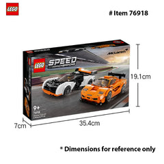 LEGO 76918 Speed Champion McLaren Solus GT & McLaren F1 LM  Toy Blocks, Present, Vehicle,  Boys and girl, Ages 9 and Up，581PCS