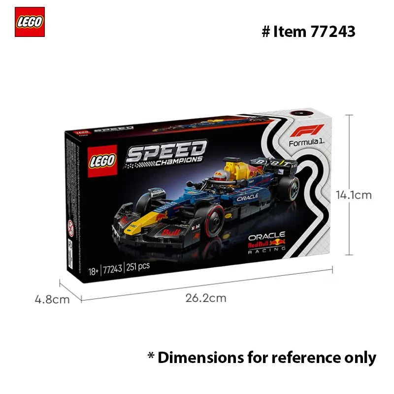 LEGO 77243 Speed Champions Oracle Red Bull Racing RB20 F1 Race Car Model Kits - Building Set for Adults, Ages 18+ 251PCS