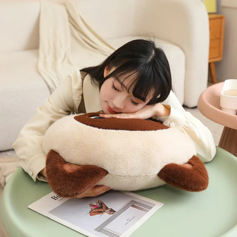Kawaii Fluffy Cat Cushion Plush