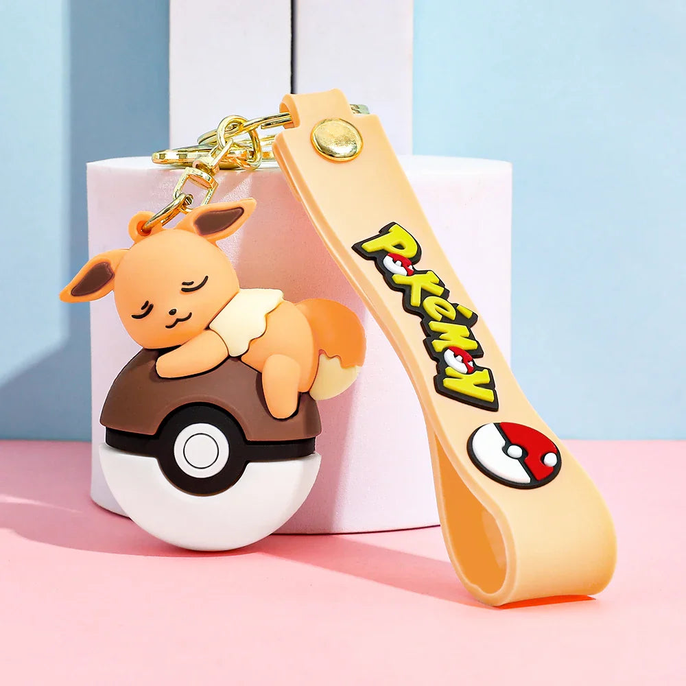 Pokemon Ball Charm Keychain