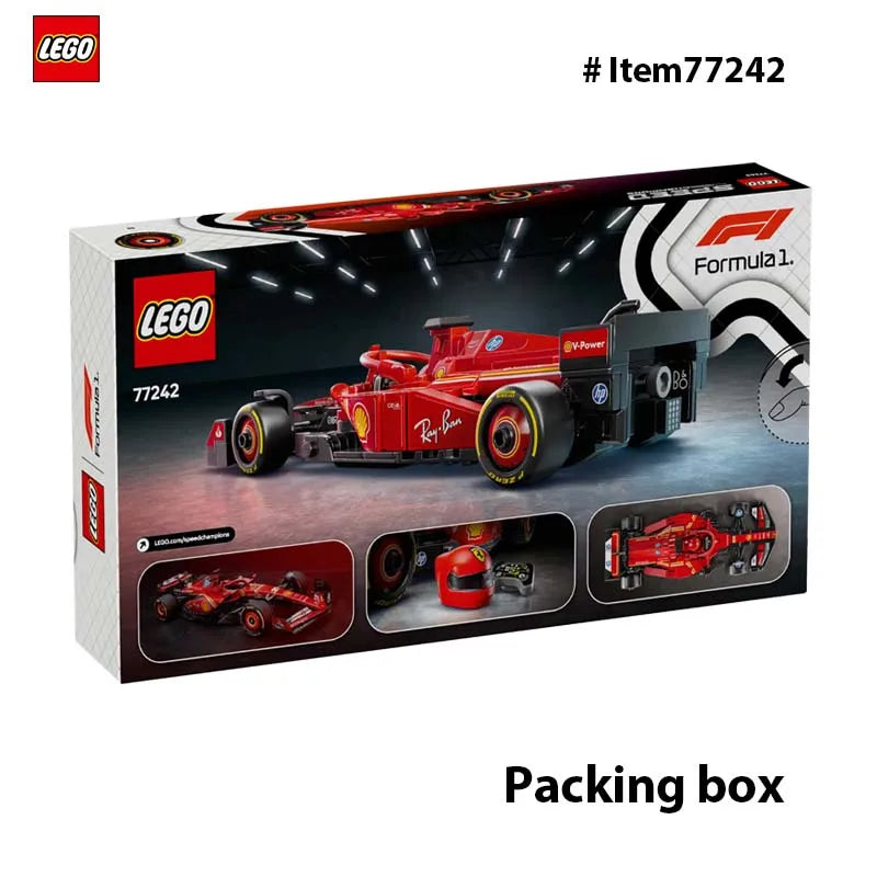 LEGO 77242 Speed Champions Ferrari SF-24 F1 Race Car Toys - Building Sets for Kids, Ferrari F1 Model Car Kits for Display275PCS