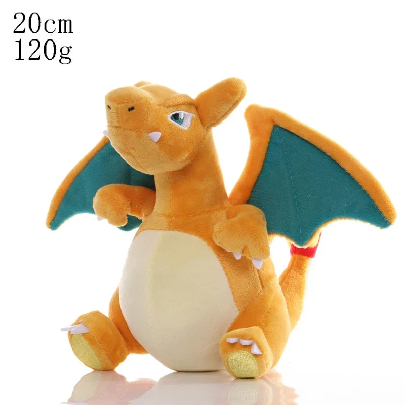 Cute Pikachu Plush Toy Pokemon Charmander Squirtle Bulbasaur Stuffed Doll Eevee Scorbunny Gengar Snorlax Christmas Gifts