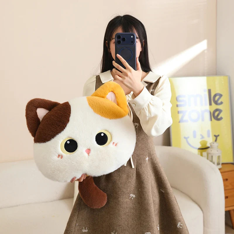 Kawaii Fluffy Cat Cushion Plush