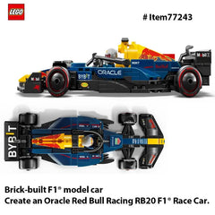 LEGO 77243 Speed Champions Oracle Red Bull Racing RB20 F1 Race Car Model Kits - Building Set for Adults, Ages 18+ 251PCS
