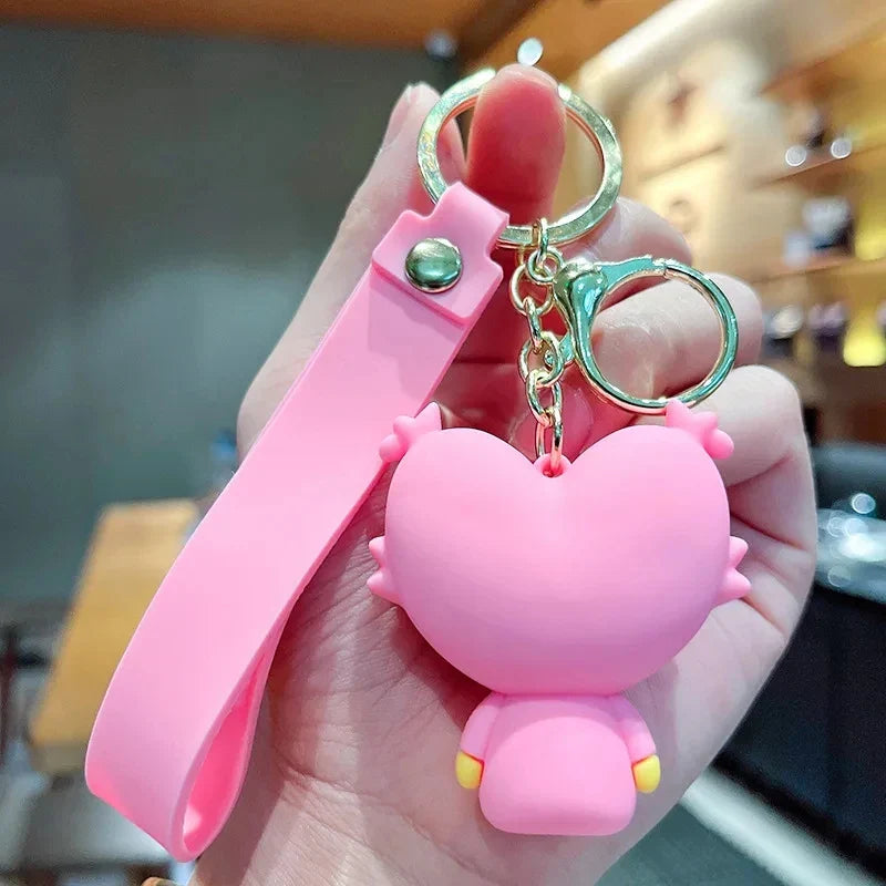 Cute Poppy Toothed Keychain